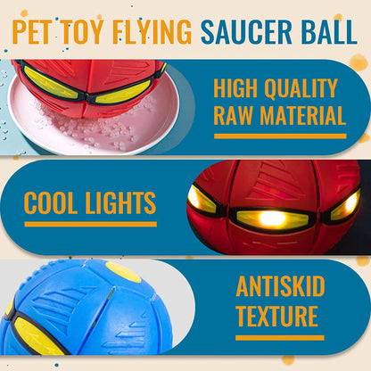 Wag-A-Ball™ - Flying Saucer Ball Toy