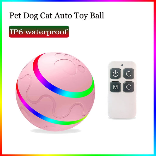 LED Pet Rotating Ball With Remote Control